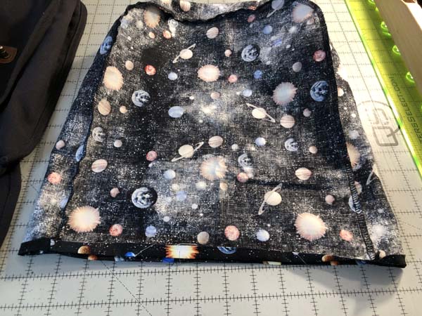 Field Bag Fix Line 16 Folded down top edge