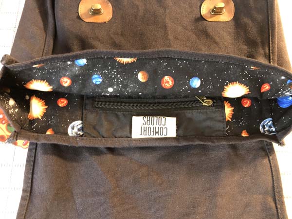 Field Bag Fix Line 19 Lining top seam