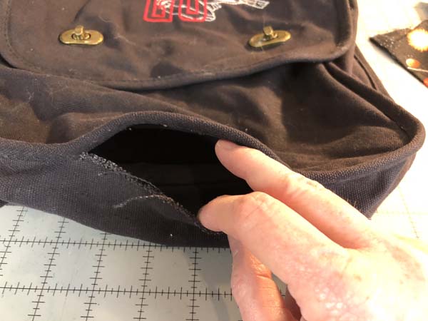 Field Bag Fix Line 2 Showing Hole