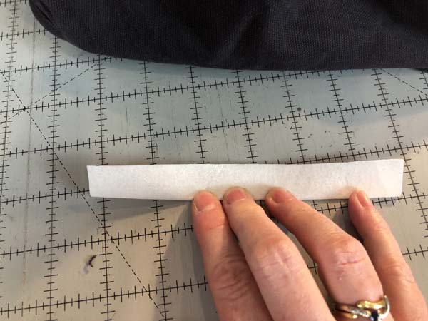 Field Bag Fix Line 4 Fold Interfacing