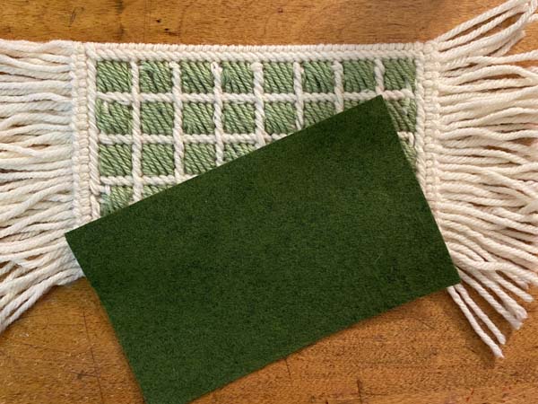 Finish Plastic Canvas Coaster Mug Rug Cut Felt