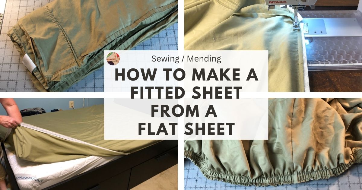 How to Make a Fitted Sheet from a Flat Sheet