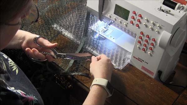 Fix Garden Covers Bird Netting Trim Edges