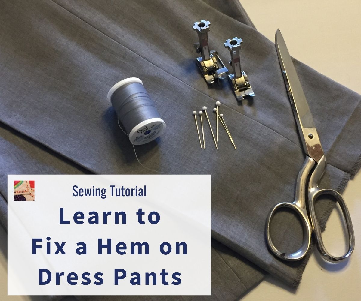 How to Mend: How to Fix a Hem on Dress Pants
