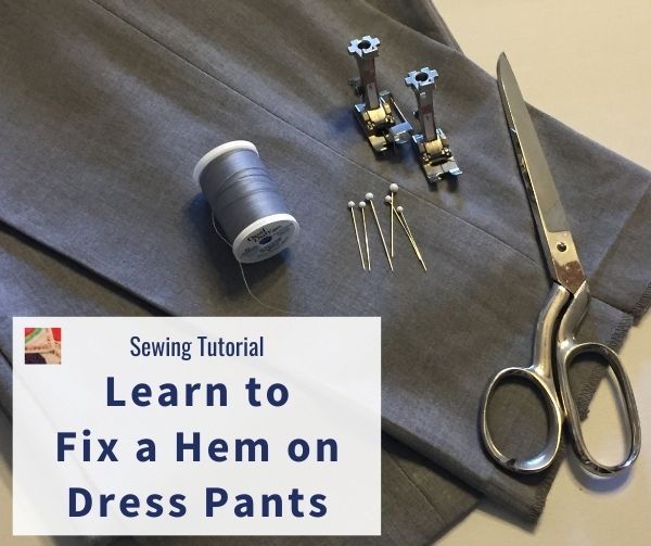 How to Mend: How to Fix a Hem on Dress Pants