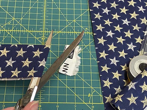 Patriotic Decor Flag Garland Cut Loop