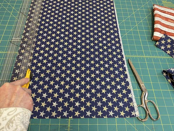 Americana Decor Flag Garland Cut Stips