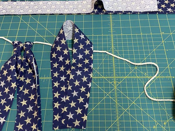 Flag Garland Strip with ends together