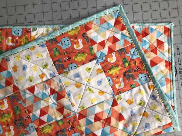 Flange Quilt Binding Finished Binding