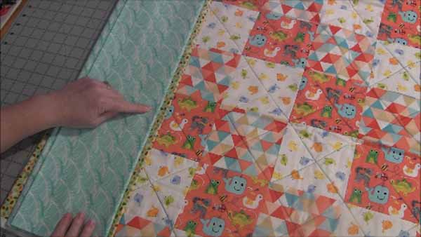 Flange Quilt Binding Tutorial Fabrics