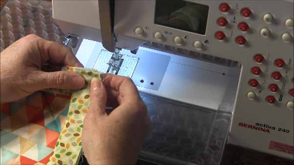 Flange Quilt Binding Tutorial Fold Binding Down