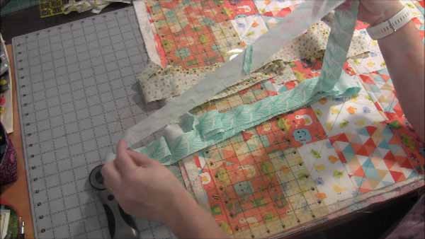 Flange Quilt Binding Tutorial Strips