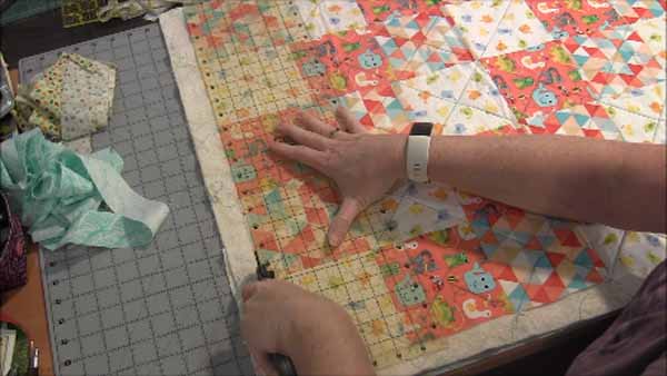 Flange Quilt Binding Tutorial Trim Quilt Top