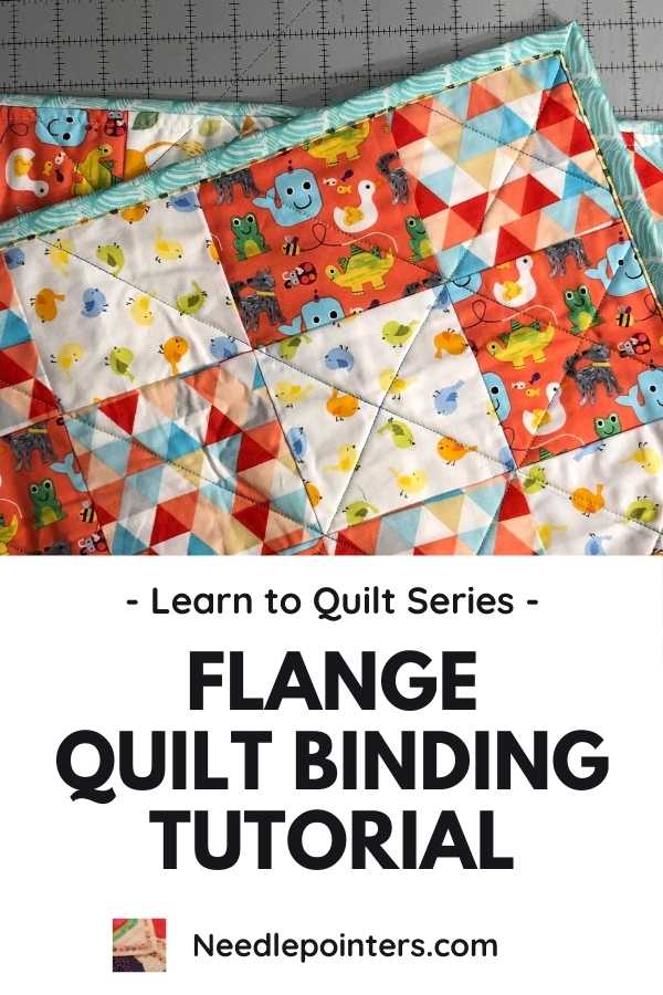Flange Quilt Binding Tutorial - pin