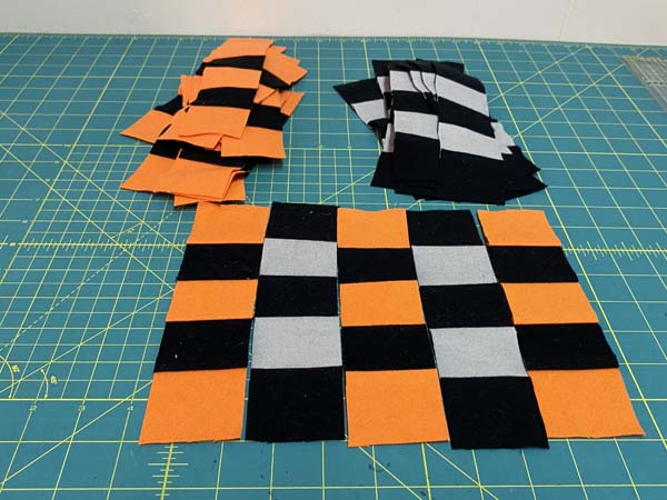 Flannel Checkered Scarf Alternate Strips