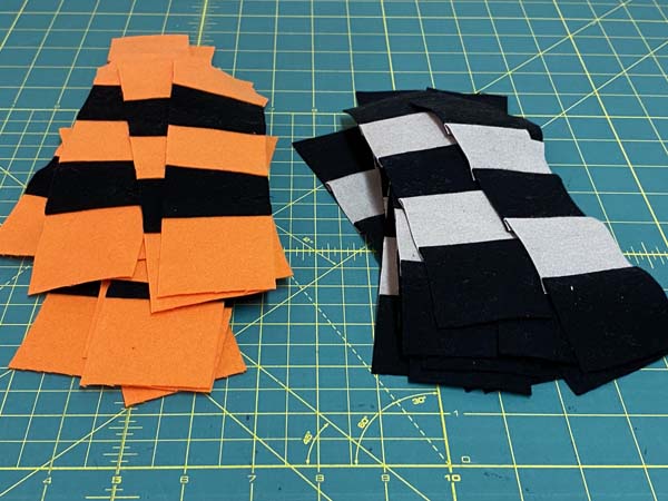 Flannel Checkered Scarf Sections Ready