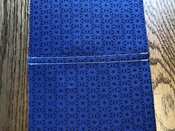 Flat Felled Seam 14 Finished Close up