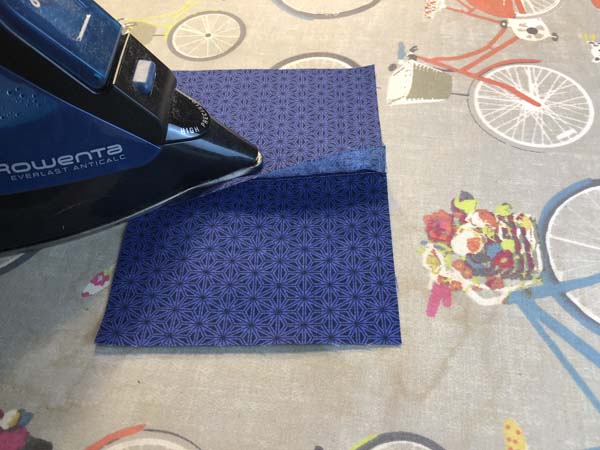 Flat Felled Seam 6 Press Towards Trimmed Seam