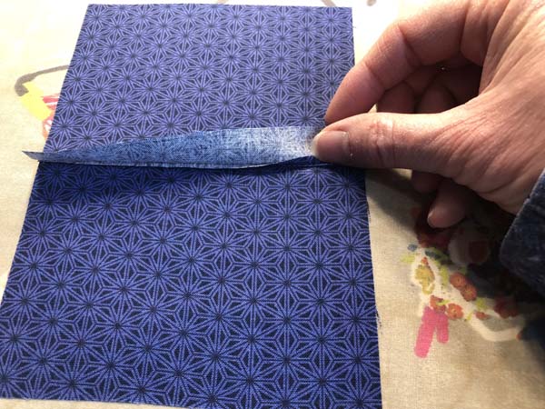 Flat Felled Seam 7 Showing Trimmed seam underneath