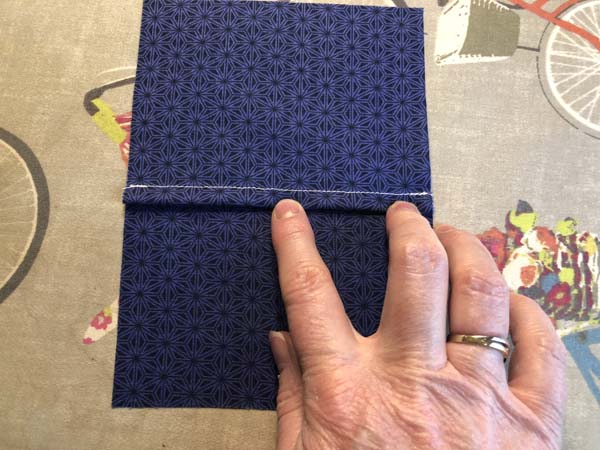 Flat Felled Seam 9 Seam folded under