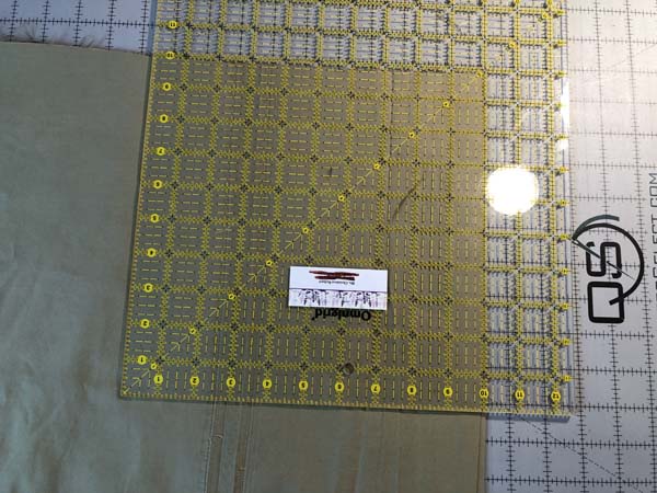 Flat to Fitted Sheet Cut Out Corner