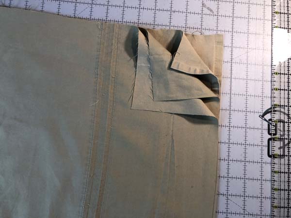 Flat to Fitted Sheet Fold Sheet Corners Together