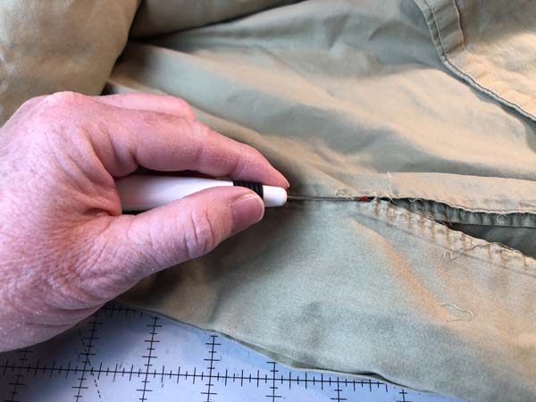 Flat to Fitted Sheet Removing Seams