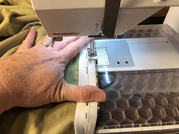 Flat to Fitted Sheet Sew Elastic Along Edge