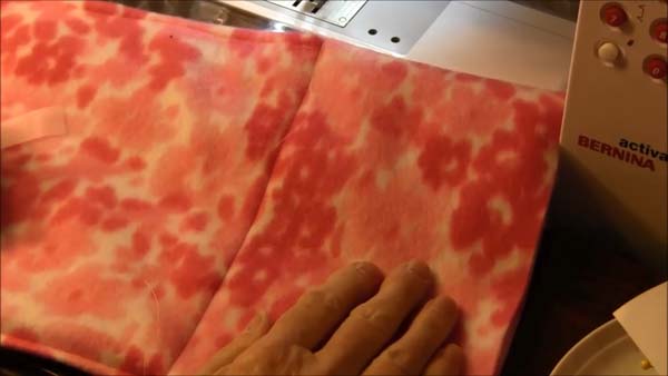 Fleece Fringed Scarf 14 Short end sewn