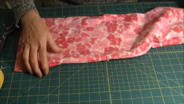 Fleece Fringed Scarf 9 Pin edges