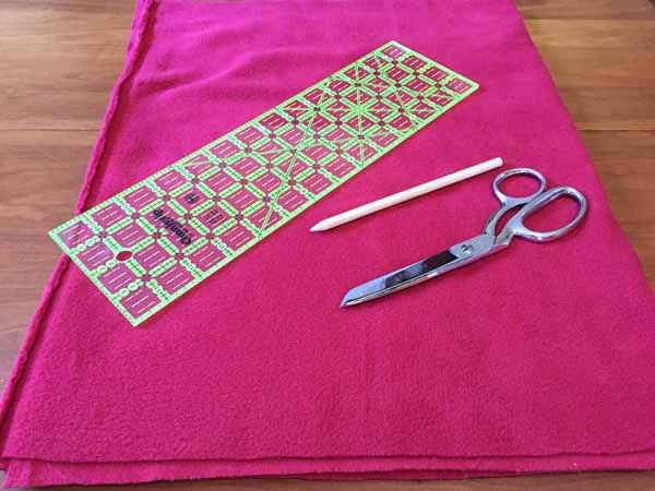 Fleece Heart Pillow Supplies