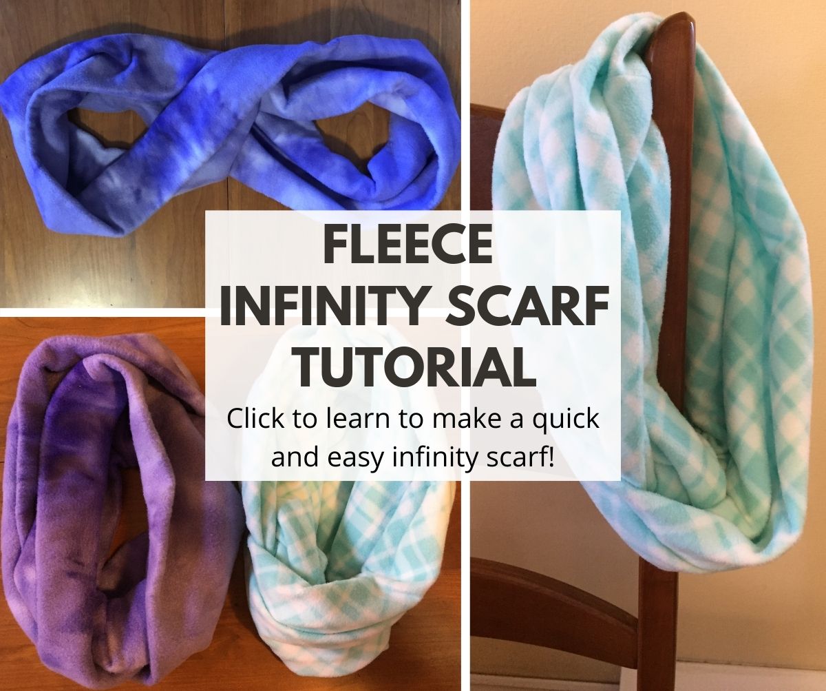 How To Make A Fleece Infinity Scarf