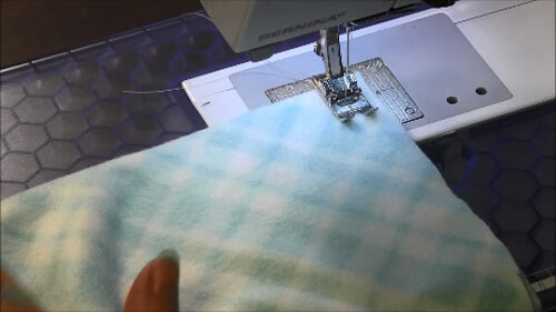 How to Make Infinity Scarf - Sewing Sides Together