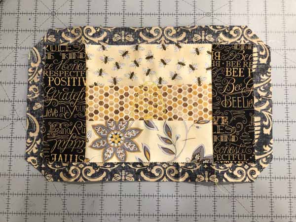 Fold Over Binding Backing Fabric Cut