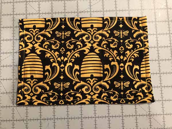 Fold Over Binding Finished Back