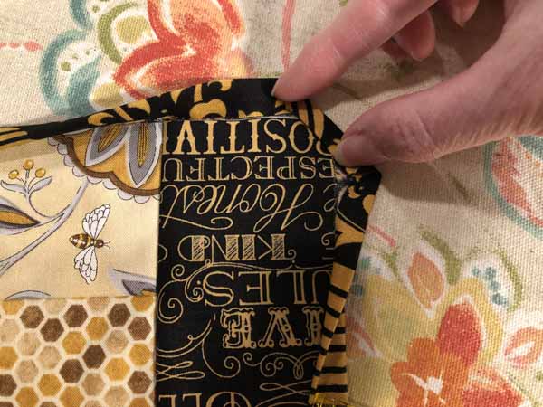 Fold Over Binding Fold_Corner Twice