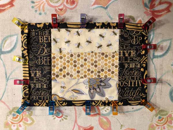 Fold Over Binding Sides and Corners Clipped