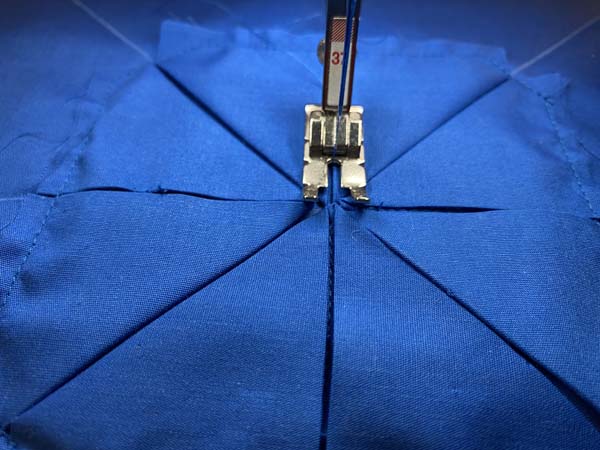 Folded Star Potholder 12 Sewing