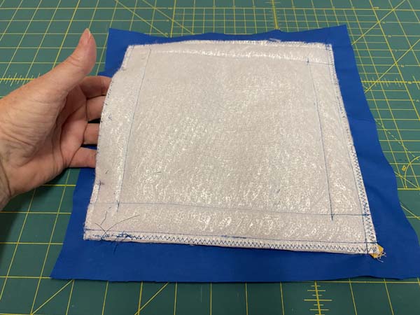 Folded Star Potholder 37 Sewn with opening