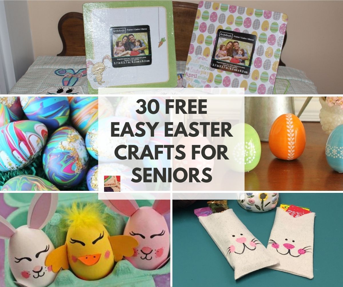 Free Easy DIY Easter Crafts for Adults and Seniors