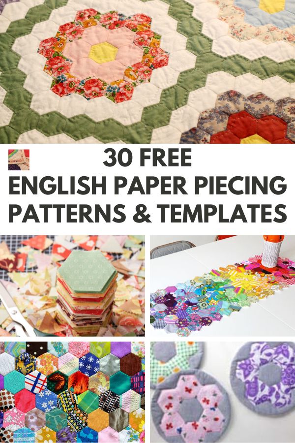 Free English Paper Piecing Patterns and Templates