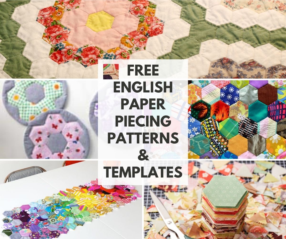 English Paper Piecing Template - Patchwork of the Crosses Finishing Pack 1  1/4