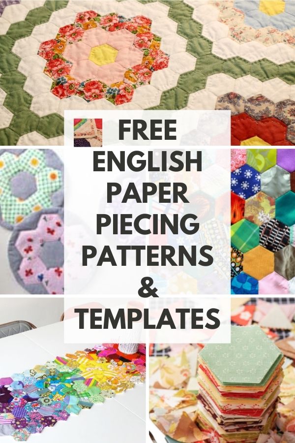 English Paper Piecing Templates to Cut & Quilt: Including Over 500