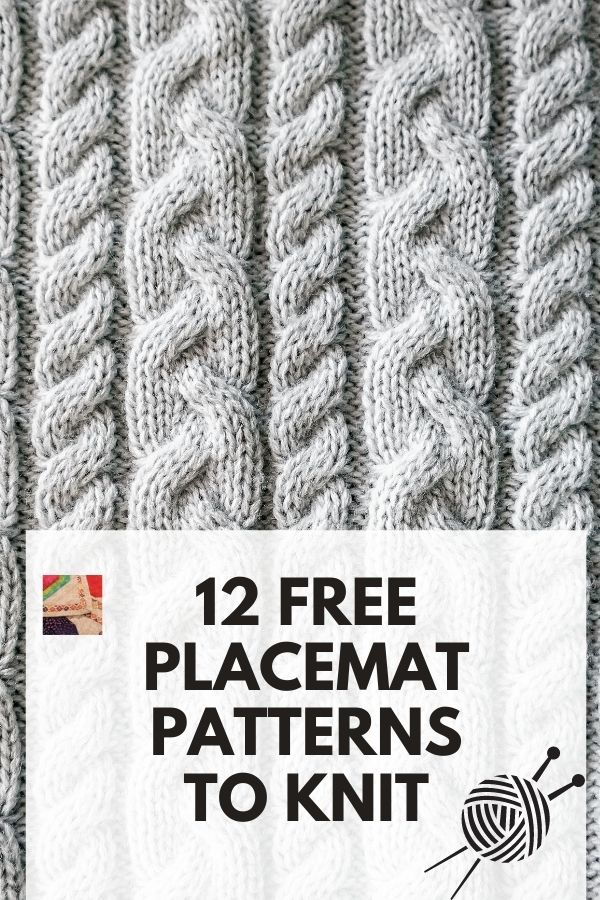Free Knitted Placemat Patterns for the Kitchen Table