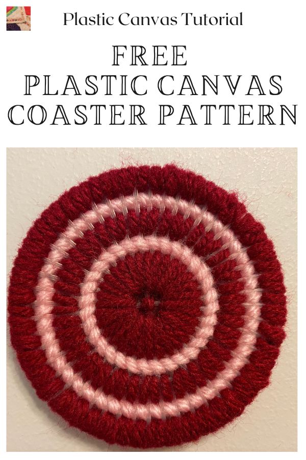 Free Plastic Canvas Coaster Pattern 2 - pin