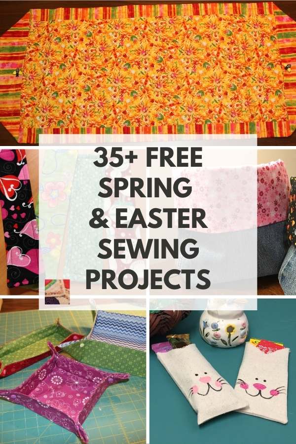 Free Easter and Spring Sewing Craft Project Ideas