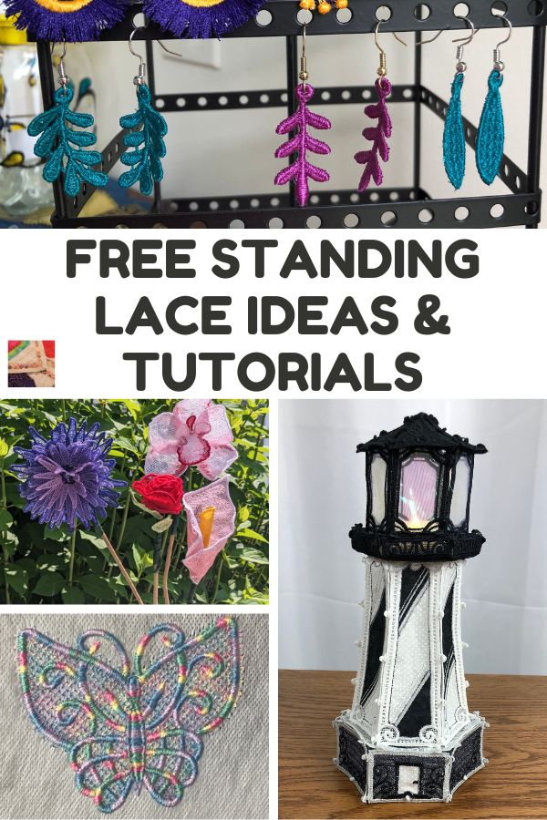 Free Standing Lace Tutorials and Free Designs