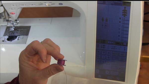 Free standing lace earrings bobin thread