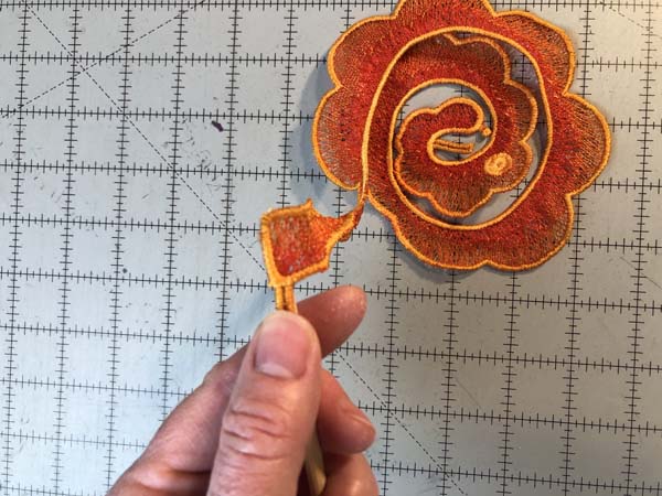 Freestanding Lace Flowers 2 Start Wrapping