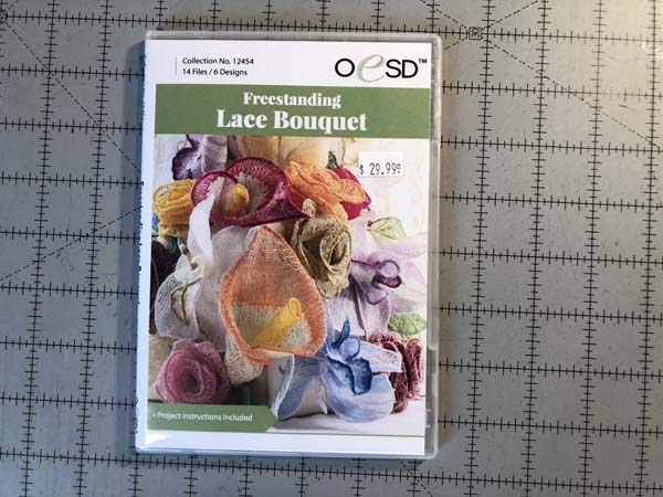 Freestanding Lace Flowers Pattern Package